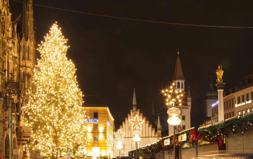 A starlit night in the U.S over the festive season