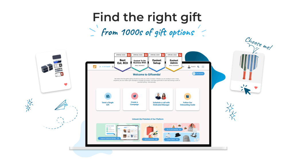 corporate gifting platform features