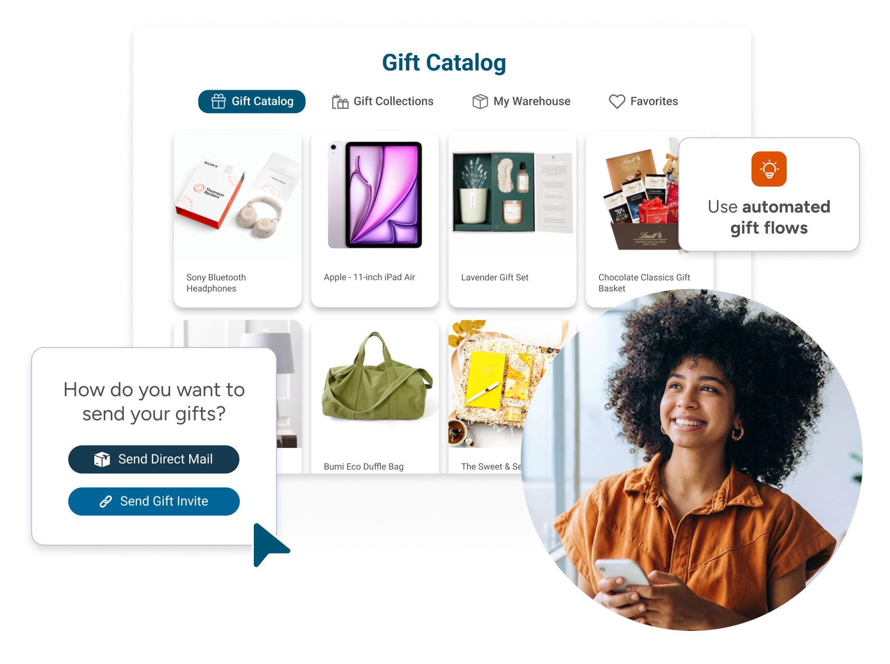 Gift Commander Automated Gift Flows - Giftsenda Gifting Platform